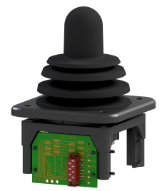 1-axle joystick for remote control with digital direction switch and conductive plastic