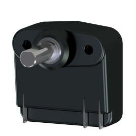 Throttle potentiometer, resetting strong